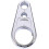 Silver Aluminium Brake or Clutch Cable Clip - Handlebar Mounted (1pc) 1