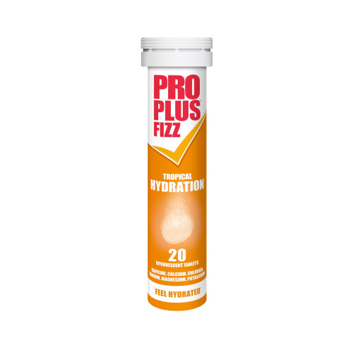 Pro Plus Fizz Hydration - 20 Effervescent Tropical Flavour