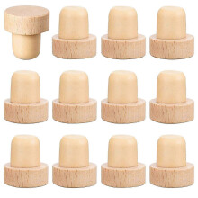 Reusable T-Shaped Wine Bottle Corks - Wooden & Rubber