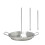 Vertical BBQ stand for gyros cooking with removable spikes 1