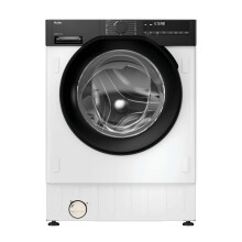Haier Series 6 Integrated Washer Dryer, 9kg Wash + 6kg Dry, 1600 RPM, A Rated Wash, D Rated Combined, Inverter Motor, Wi-Fi & hOn App, White and Blac