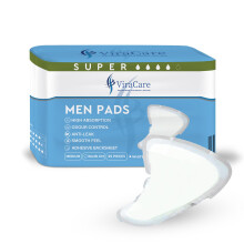 25 x Incontinence Pads Men with Adhesive Backsheet | Provides Extra Protection and Smooth Feel | Mens Incontinence Pads | Size 26 x 18 cm | Pads for