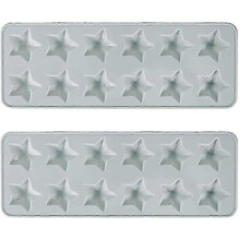 Paquete de 2 moldes para caramelos Blue Magic Stars (12 compartimentos)