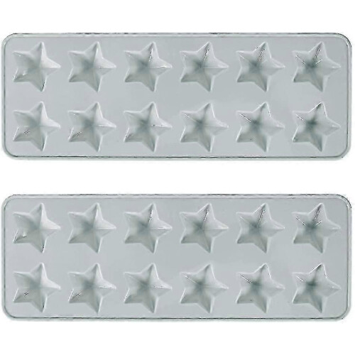 2-Pack Blue Magic Stars Candy Mold for - 12 Cells