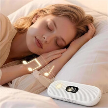Bone Conduction Speaker TF-Kaartondersteuning Draadloze Luidspreker voor Onder Het Kussen Stereogeluid Slaaptimer Draadloze Muziekspeler B