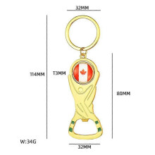(D) 2026 World Cup Multifunctional Bottle Opener Keychain