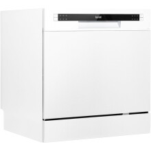 White Worktop Dishwasher - 8 Place Settings - Portable Tabletop Dish W