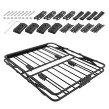 Universele Dakkoffer voor Auto - Duoku - Afmetingen 1168x914x102 mm, Opvouwbare Draagrek met X-vormig Frame