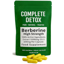 Berberine Supplement 15,000mg High Strength – Pure Berberine HCl for Blood Sugar