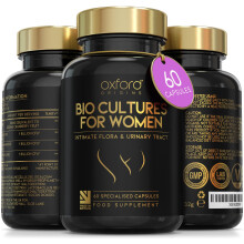 Advanced Probiotics for Women | Made in the UK | Scientifically Formulated Vaginal Probiotics | Cranberry Extract UTI Supplements for Intimate Flora