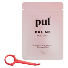 PUL Aligner Removal Tool - Pink | Safe & Hygienic Hook for Invisalign & Retainers | Gentle BPA-Free Design for Daily Use | Pack of 1
