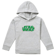 (5-6 Years, Athletic Heather) Star Wars Childrens/Kids Christmas Lights Logo Hoodie