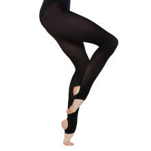(7-9 Years, Black) Silky Girls Dance Stirrup Tights (1 Pair)