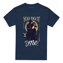 (S, Navy) Yellowstone Unisex Adult Rip Beth You Do It For Me T-Shirt