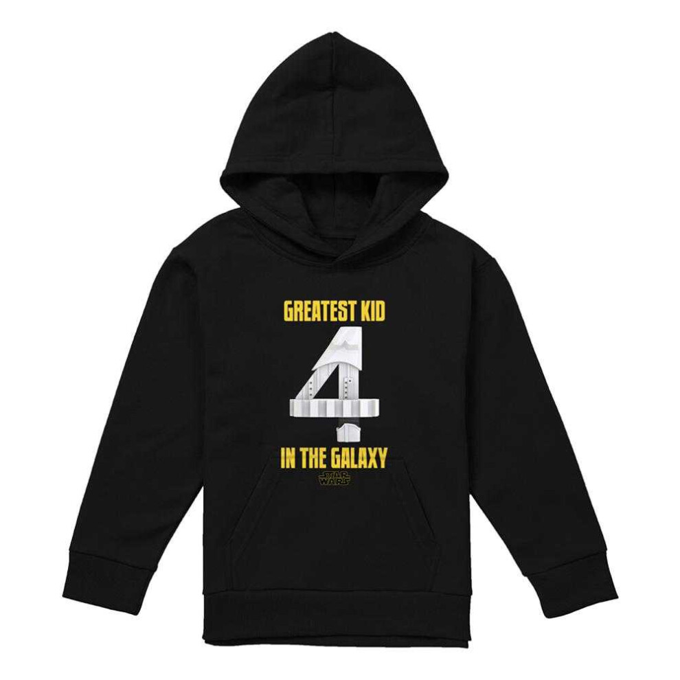 Star Wars (12-13 Years, Black) Childrens/Kids Greatest Kid In The Galaxy Stormtrooper Hoodie