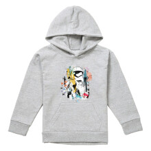 (7-8 Years, Athletic Heather) Star Wars Childrens/Kids Stormtrooper Abstract Heather Hoodie