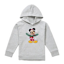 (12-13 Years, Athletic Heather) Disney Childrens/Kids Mickey Mouse Heather Christmas Hoodie