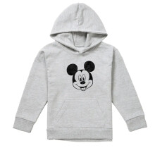 (12-13 Years, Athletic Heather) Disney Childrens/Kids Mickey Mouse Monochrome Heather Hoodie