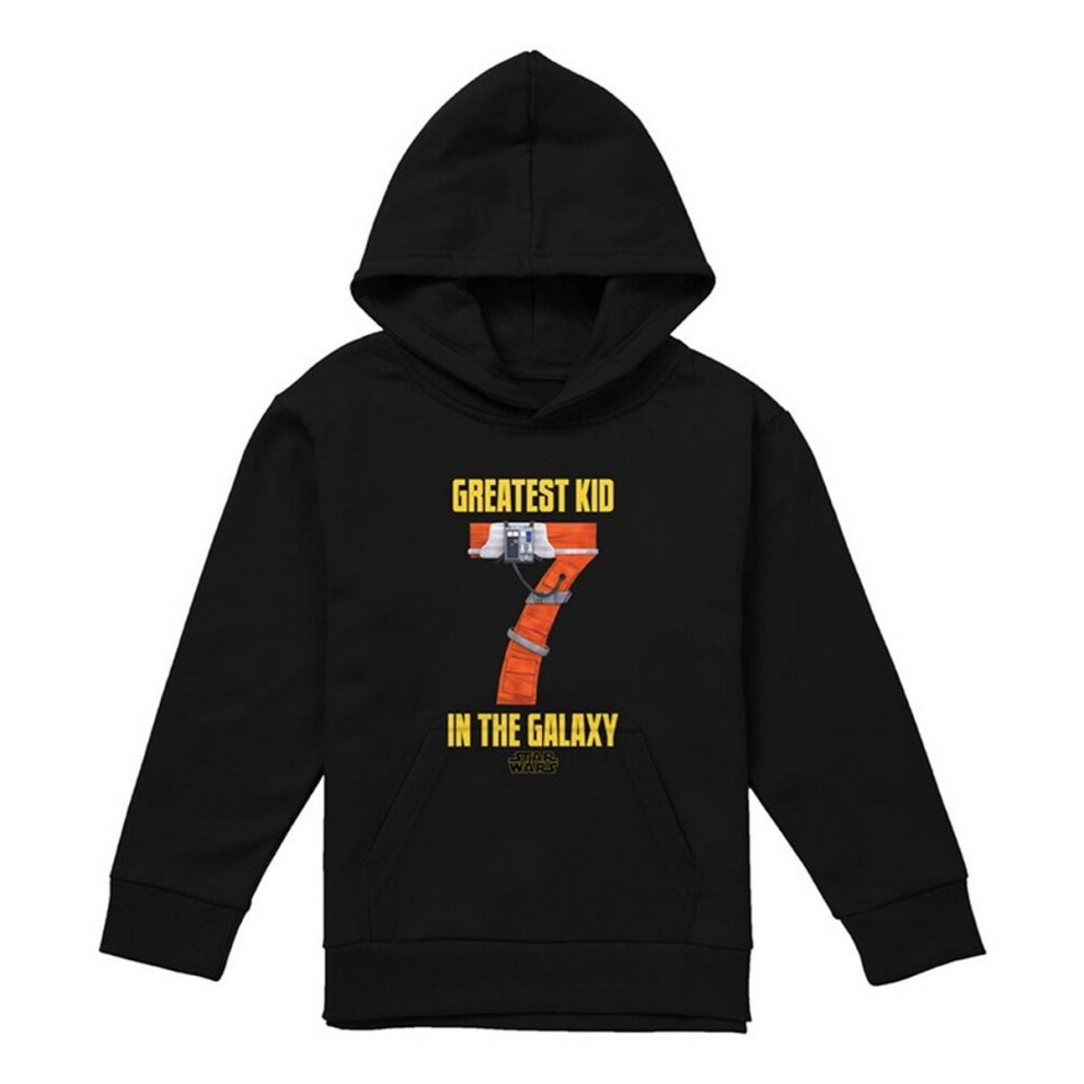 Star Wars (7-8 Years, Black) Childrens/Kids Greatest Kid Xwing Pilot Hoodie