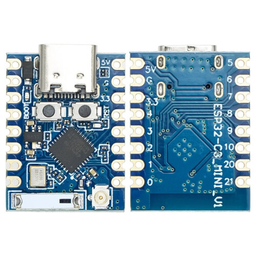 5Pcs ESP32C3 PRO  Development Board Onboard ESP32-C3FH4 Chip Module WiFi BT Function the Pin Header Not Soldered 2