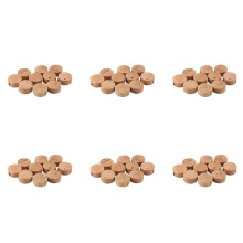 60Pcs Water Key Water Key Spit Valve Cork Pad for Trumpet Trombone Repair Accessories Diameter 9mm Thickness 4mm