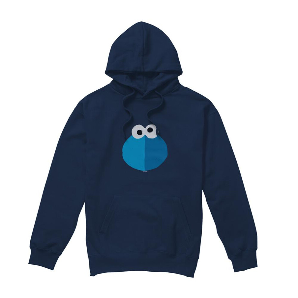 Sesame Street (M, Navy) Unisex Adult Grill Grover Hoodie