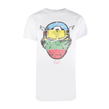 (L, White) Avengers Mens Faces T-Shirt