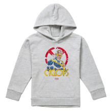 (12-13 Years, Athletic Heather) X-Men Childrens/Kids Cyclops Logo Heather Pull Over Hoodie