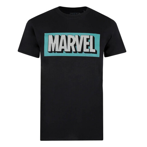 Marvel (S, Black) Marvel Mens Retro Logo T-Shirt