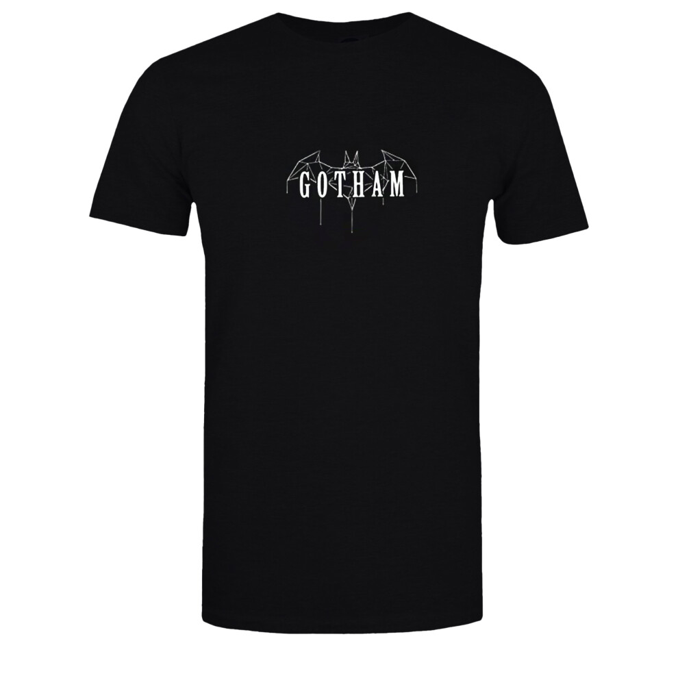 Batman (M, Black) Mens Gotham T-Shirt
