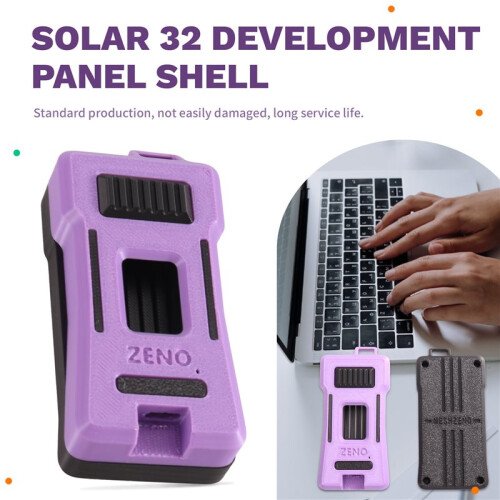 Caixa para Placa de Desenvolvimento para Heltec V4 para Heltec Meshtastic V3 V2 WiFi LoRa 32 com Tela OLED de 0,96 Polegadas e Alimentação Solar 2