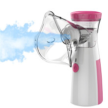 (pink) Facial Steamer Smart Hot Mist Face Steamer Home Sauna Face Humidifier Atomizer for Women Men Moisturizing Unclogs Pores