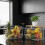 Wall-Mounted Fruit Rack with Wood-Effect Shelf 6