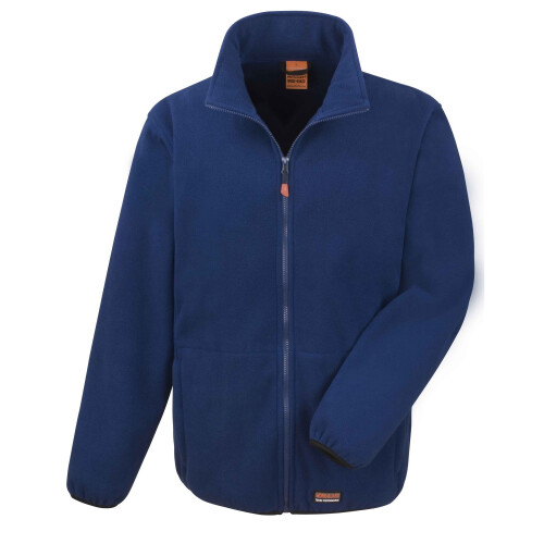 Result (5XL, Navy) Result Work-Guard Mens Heavy Duty Microfleece Work Jacket