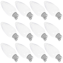 Transparent storage jars for party favors - 12pcs bulb shaped containers