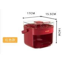 (RED) sale Countertop Ice Maker with Scoop and Handle,24 Ice Cube Tray,White Ice Maker for Home Kitchen Office Bar Party and Camping