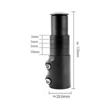 Elevador de avanço para bicicleta, universal para bicicleta de montanha, tubo extensor para guiador, haste de extensão