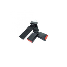 Universal One Support and Two Extension Belt Car Rear Two-seat Seat Safety Belt Connector
