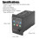 2X 220V 750W Single-Phase Input 3-Phase Output Motor Driver Frequency Converter with Four-Digit Digital Tube Display 7