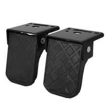 2PCS Folding Truck Bed Step Anti-Slip for Boat Trailer Bumper Pickup Truck Ladder Campers RV
