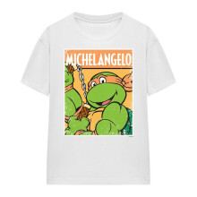 (XL, White) Teenage Mutant Ninja Turtles Womens/Ladies Michelangelo T-Shirt