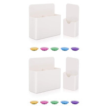 Magnetisch Trocken LöSchen Halter 4 Pack Magnet Stift Bleistift Cup Aufbewahrungs Halter Organizer für Whiteboard Schreibtisch BüRo