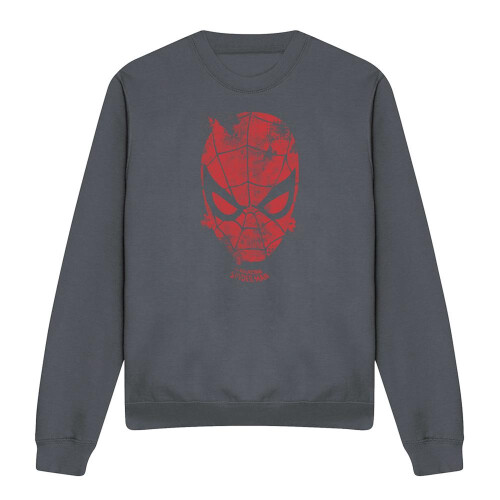 Marvel (S, Charcoal) Marvel Unisex Adult Webhead Sweatshirt
