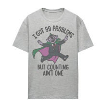 (M, Athletic Heather) Sesame Street Womens/Ladies I Got 99 Problems T-Shirt