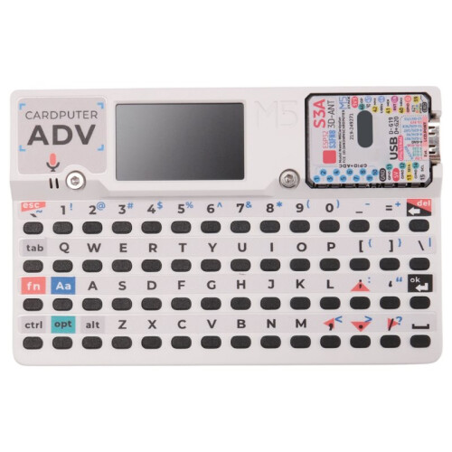 Cardputer Adv Version ESP32 Portable Computer M5StampS3A Development Kit 1.14 Inch Screen 56 Key Keyboard Card