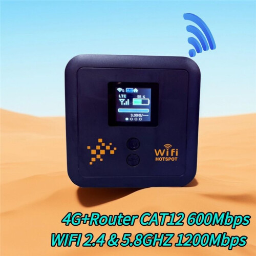 Enterprise Portable 4G LTE-A 4G+CAT12 600M E-Sim Router CA Modem Wireless 5G Frequency Support 1