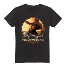 (XXL, Black) Yellowstone Unisex Adult Colby Mayfield T-Shirt