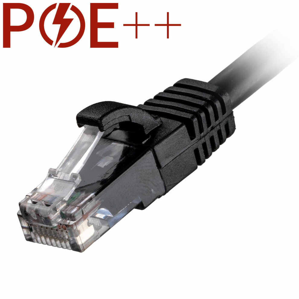 Cablenet 4M Cat6 Rj45 U/Utp Lsoh 24Awg Snagless Booted Patch Lead Black 5056750325417
