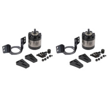 2X 1:17 Gear Ratio Boîte de Transmission Planétaire Boîte de Vitesses avec Support pour 1/10 RC Crawler Car RC4WD D90 Axial SCX10