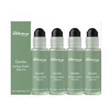 (4pcs) Dizziness Relief Oil Roll on Motion Headache Sickness Combat Vertigo Treatment Brain Relax Nerve Soothing Mint Refreshing Oil